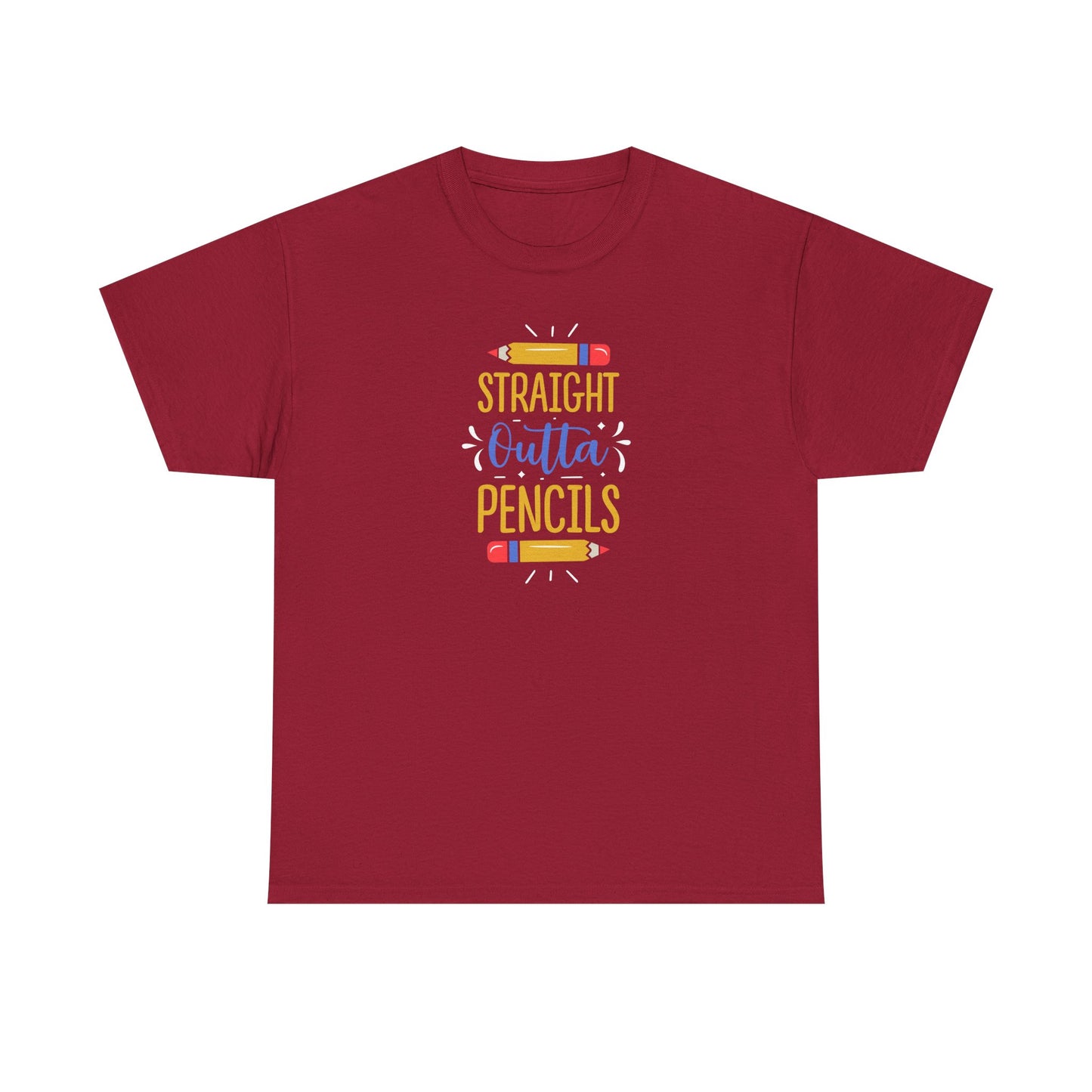 Straight Outta Pencils Shirt | Funny Teacher T-Shirt | Back To School Teacher Tee | First Day Of School Outfit | Elementary Teacher Gift