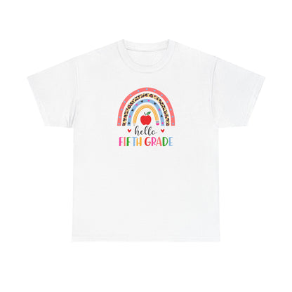Fifth Grade Rainbow Team T-Shirt - Perfect for Teacher Teams