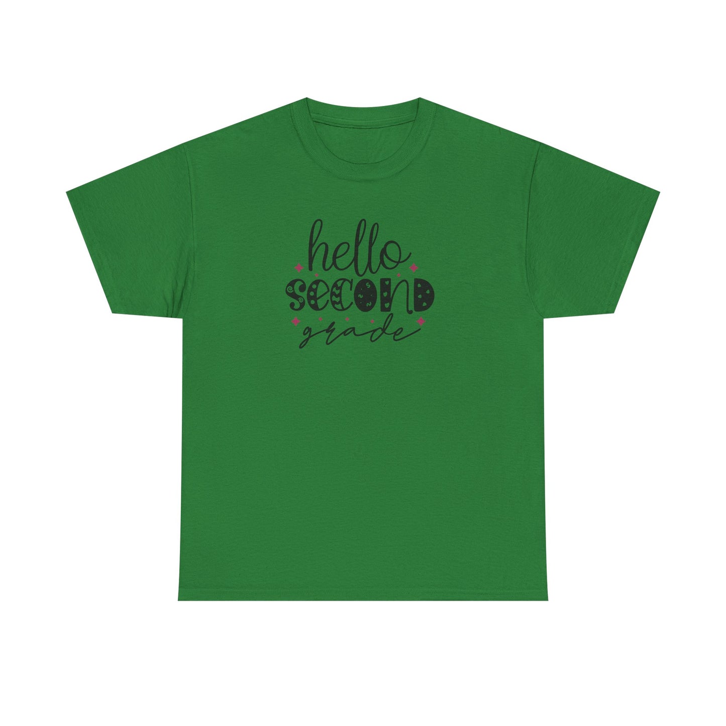 Hello Second Grade - Perfect Grade Level Teacher Team Shirt - Favorite