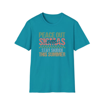 Peace Out Teacher Shirt – Funny Last Day of School Tee