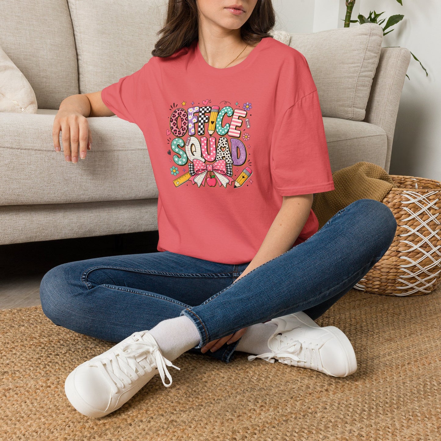 Office Squad T-Shirt — Cute Colorful Back-to-Work Graphic Tee