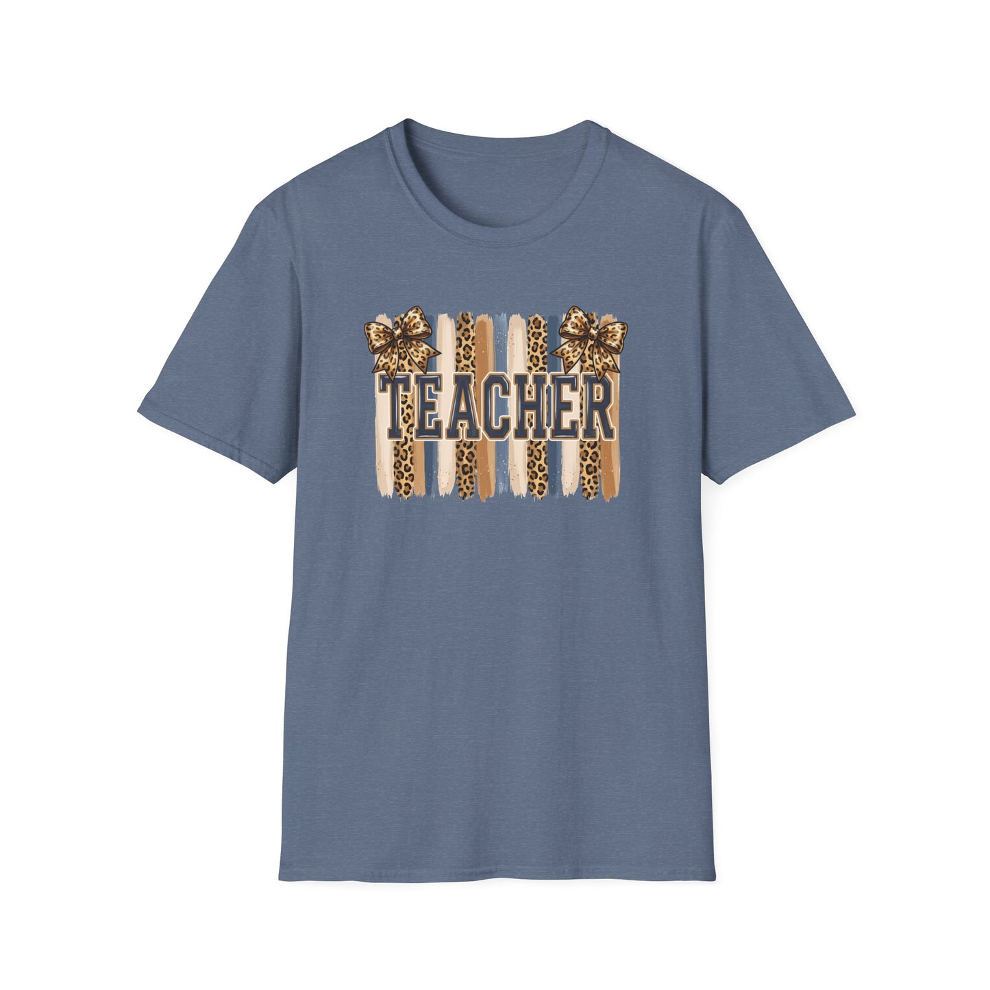 School Spirit Collection - Leopard Stripe T-Shirt