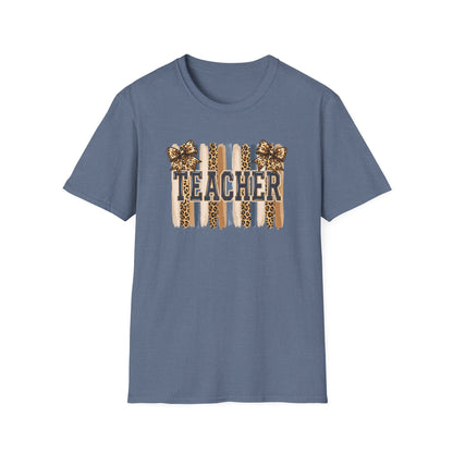 School Spirit Collection - Leopard Stripe T-Shirt