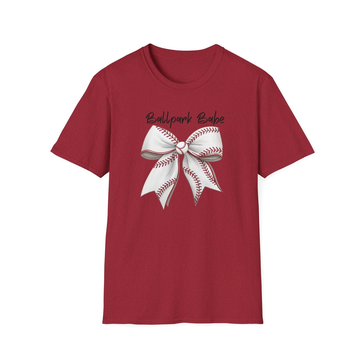 Baseball Babe Bow Graphic – Cute Baseball Stitch Bow Design
