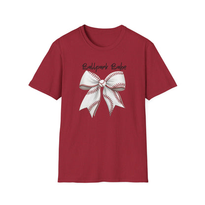 Baseball Babe Bow Graphic – Cute Baseball Stitch Bow Design