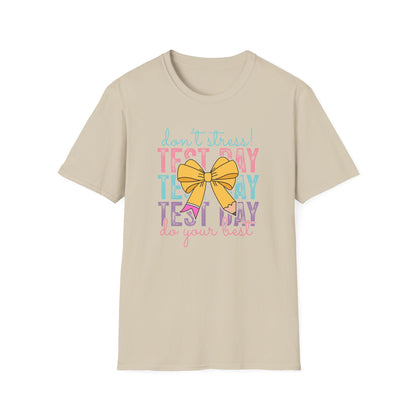 Motivational Testing Shirt – Cute Teacher Tee for State Exams | Encouragement Test Day Outfit - Test Day