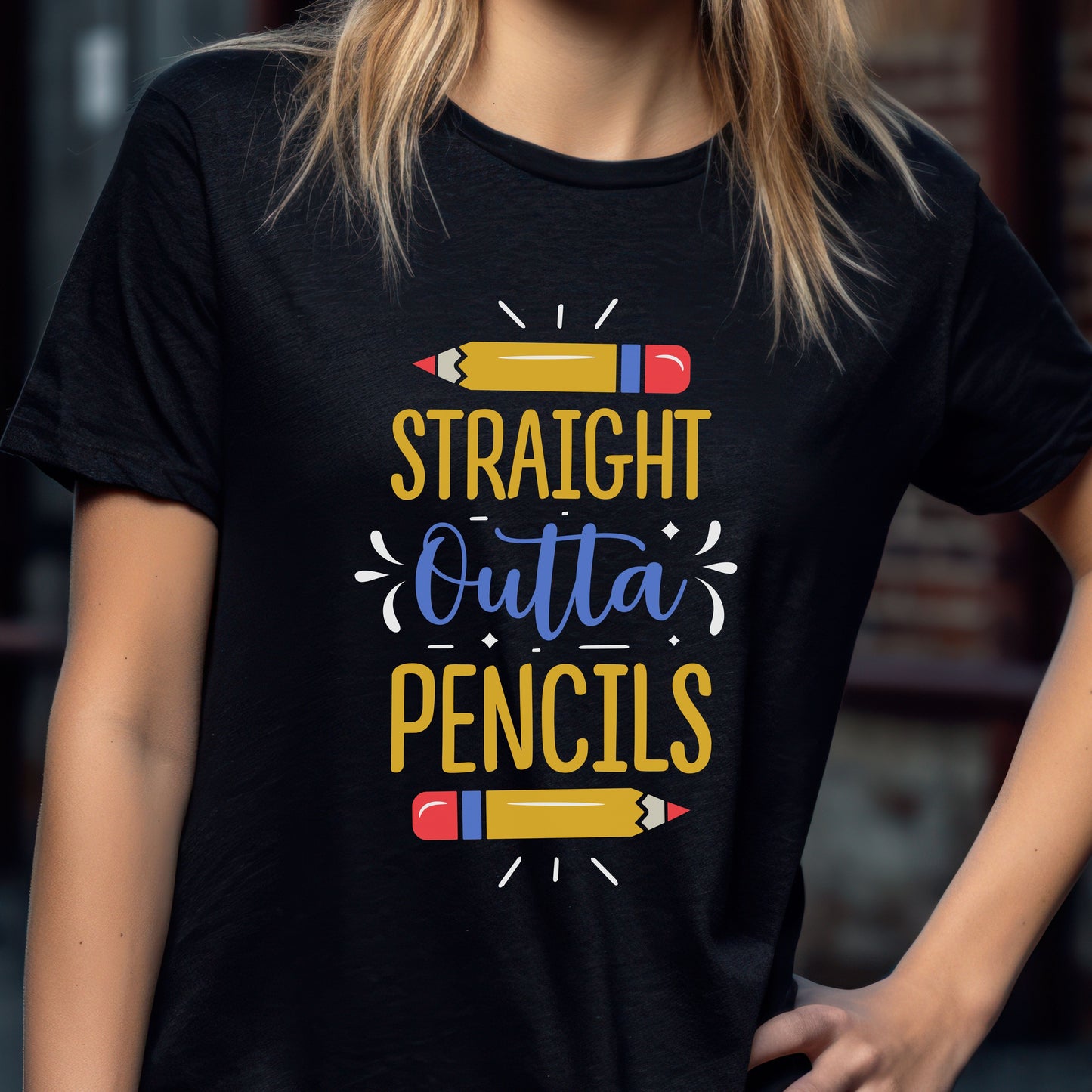 Straight Outta Pencils Shirt - All Day. Everyday
