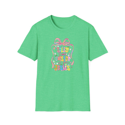Silly Rabbit Easter Shirt, He Is Risen Christian Easter Tee, Religious Easter T-Shirt, Faith Based Spring Shirt, Cute Church Easter Outfit