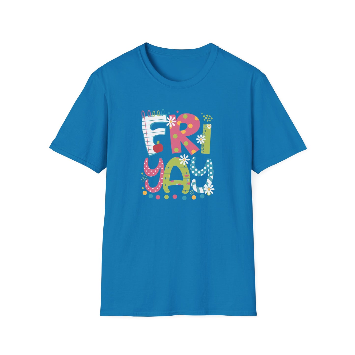 Fri Yay Teacher Shirt – Cute Friday Teacher Tee – Elementary Teacher Friday Shirt – Casual Friday School Outfit – Teacher Gift
