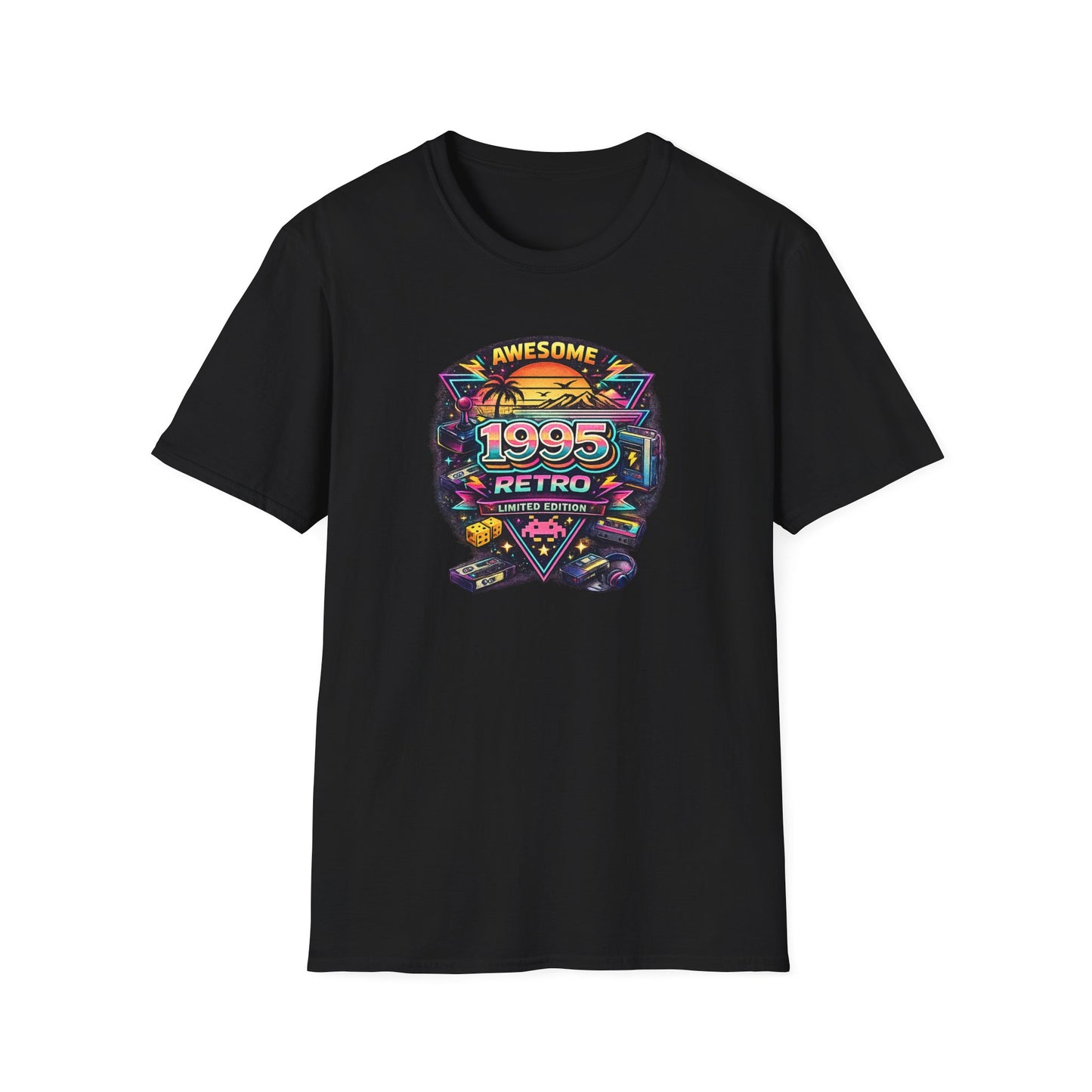 Vintage 1995 Retro Shirt – 90s Nostalgia Graphic Tee | Retro Gamer Aesthetic T-Shirt