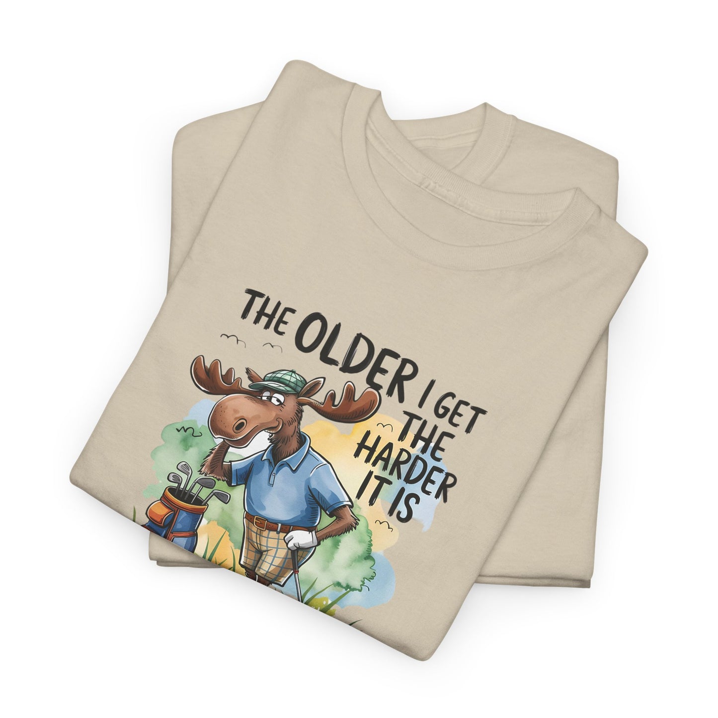 "The Older I Get the Harder It Is to Find My Balls" Funny Golf Shirt — Golf Humor T-Shirt