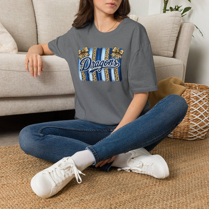 School Spirit Collection - Leopard Stripe T-Shirt