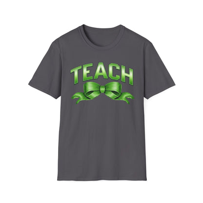 Teach Green Ribbon T-Shirt — Teacher Appreciation Back-to-School Tee