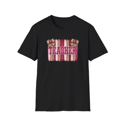 School Spirit Collection - Leopard Stripe T-Shirt