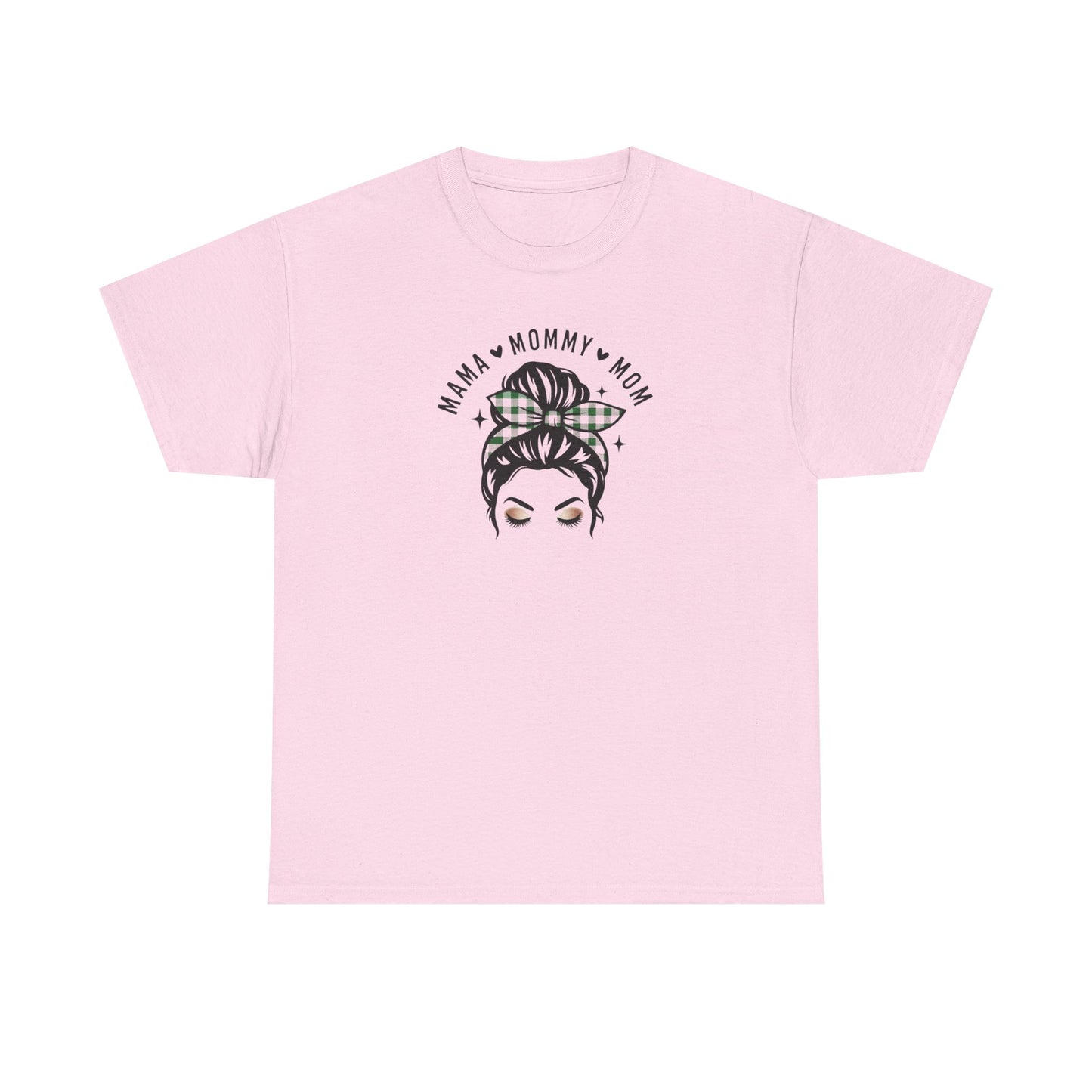 Mama Mommy Mom Graphic T-Shirt – Messy Bun Mom Life Tee