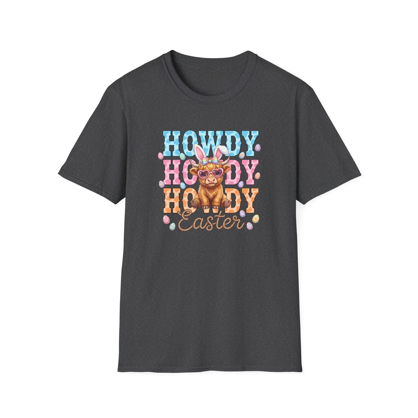 Howdy Easter Tee — Cute Bunny Cowpoke Graphic T-Shirt