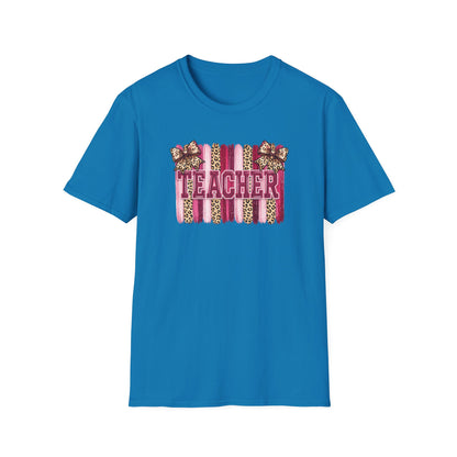 School Spirit Collection - Leopard Stripe T-Shirt