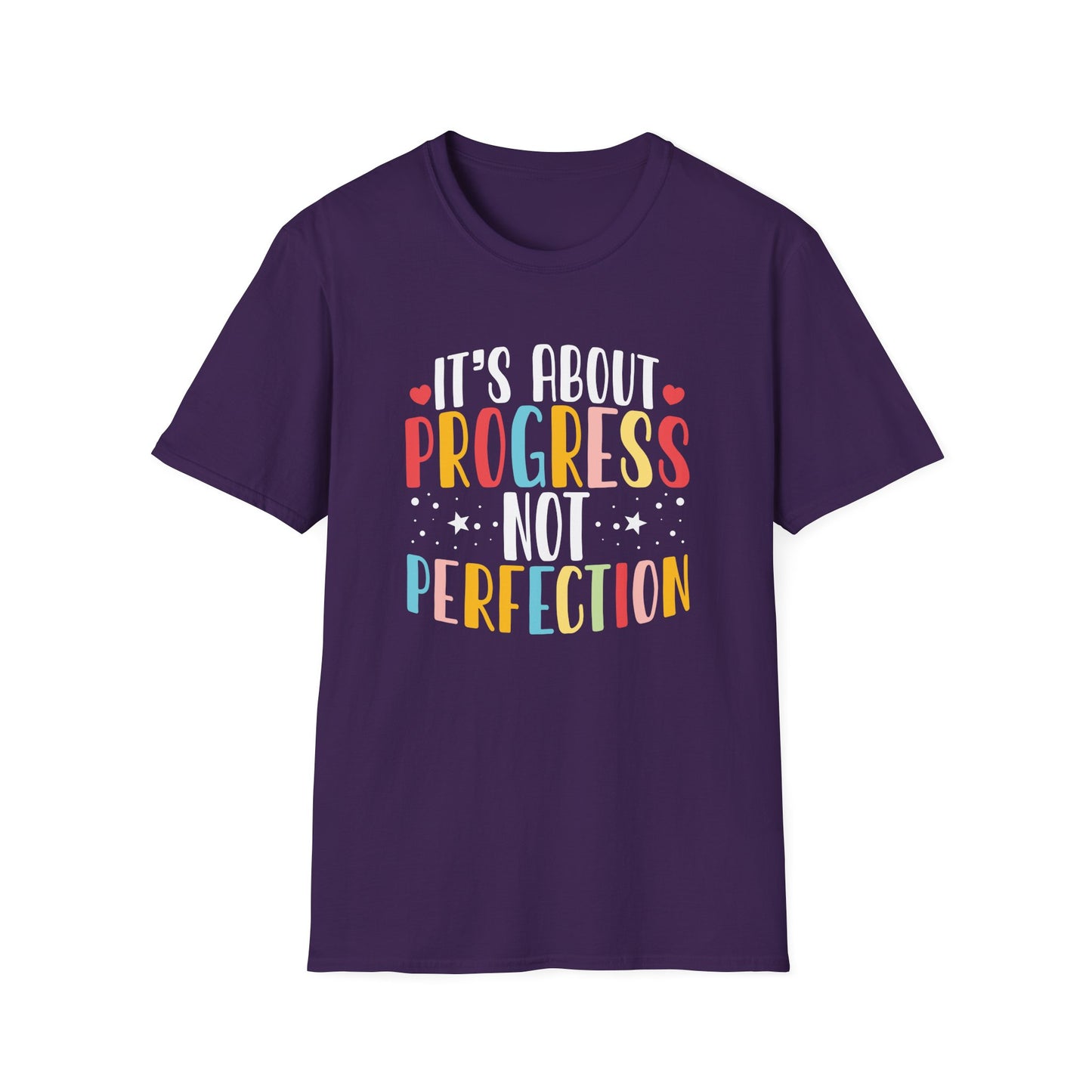 Progress Not Perfection T-Shirt — Teacher State Testing T-Shirt - Motivational Inspirational Tee