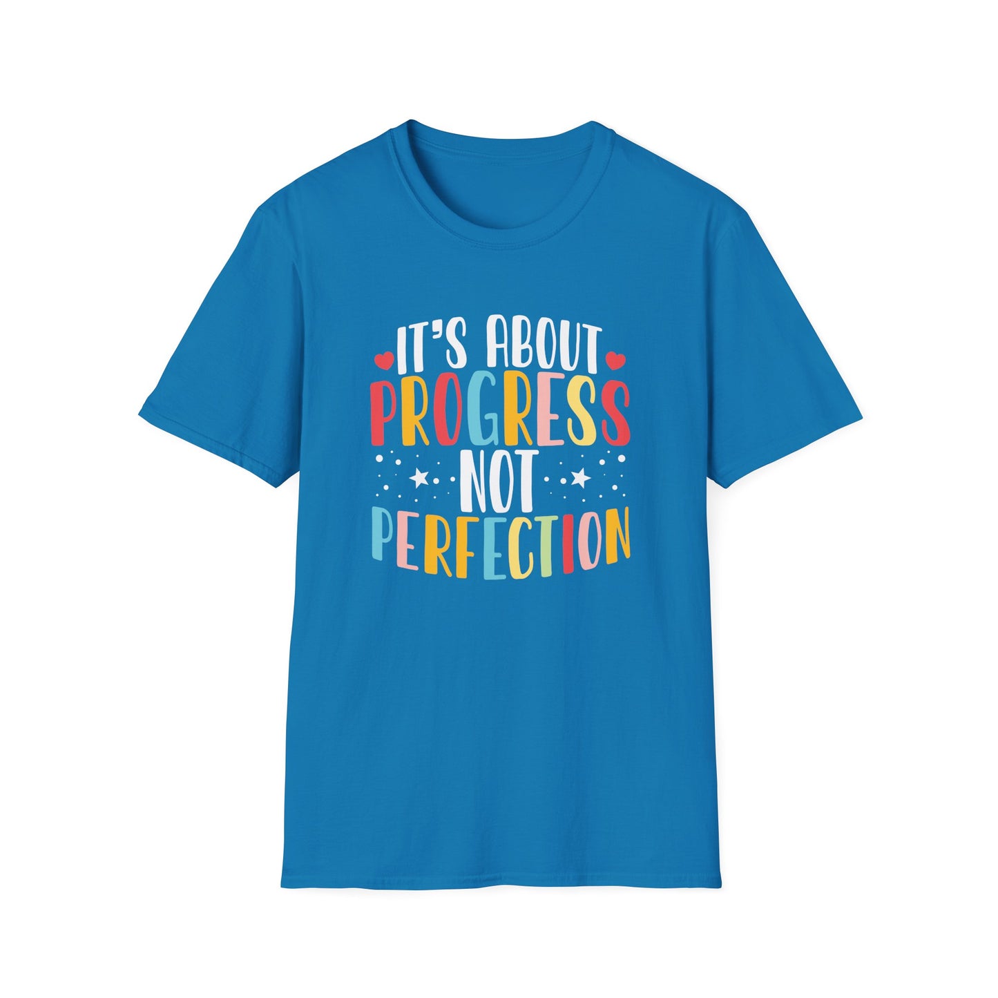 Progress Not Perfection T-Shirt — Teacher State Testing T-Shirt - Motivational Inspirational Tee
