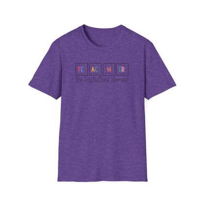 Teacher Periodic Table Shirt | Teacher The Inspirational Element Graphic Tee | Science Teacher Gift