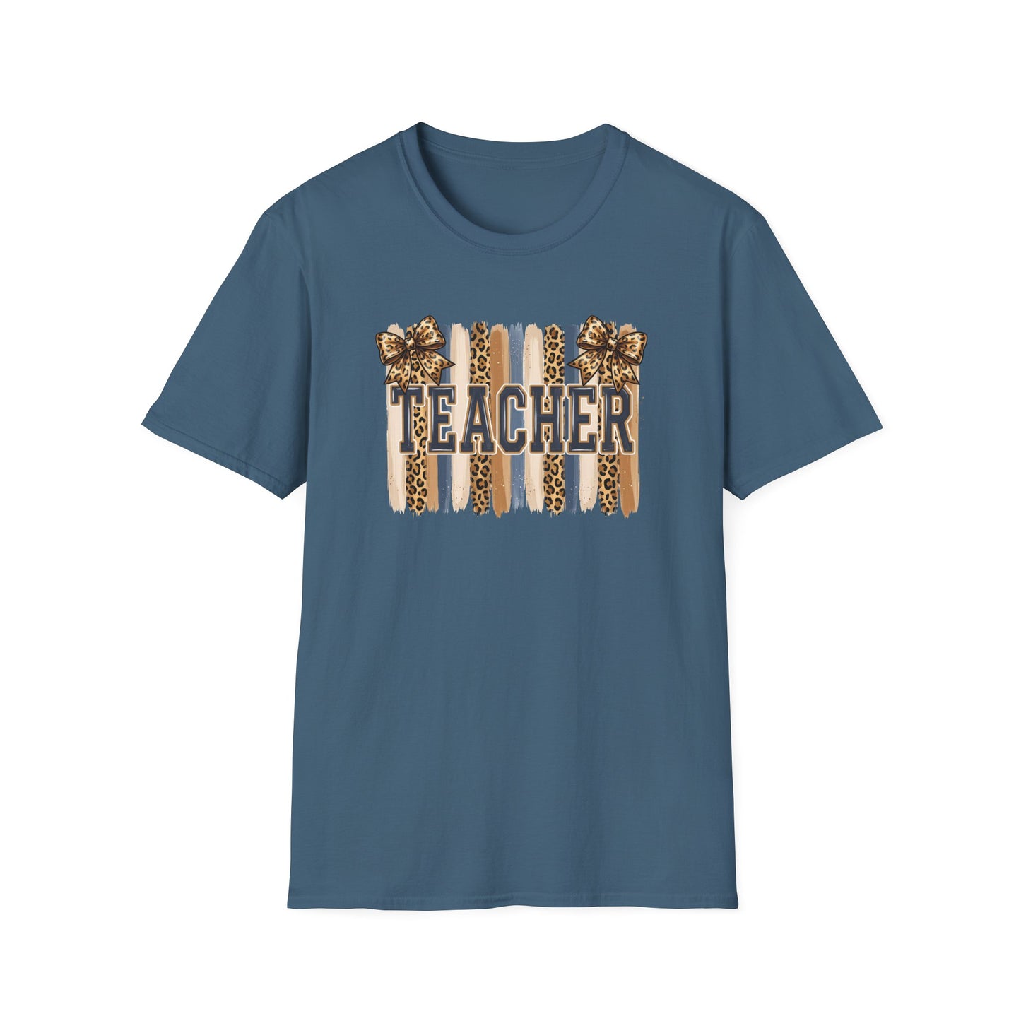 School Spirit Collection - Leopard Stripe T-Shirt