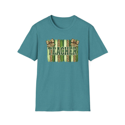 School Spirit Collection - Leopard Stripe T-Shirt