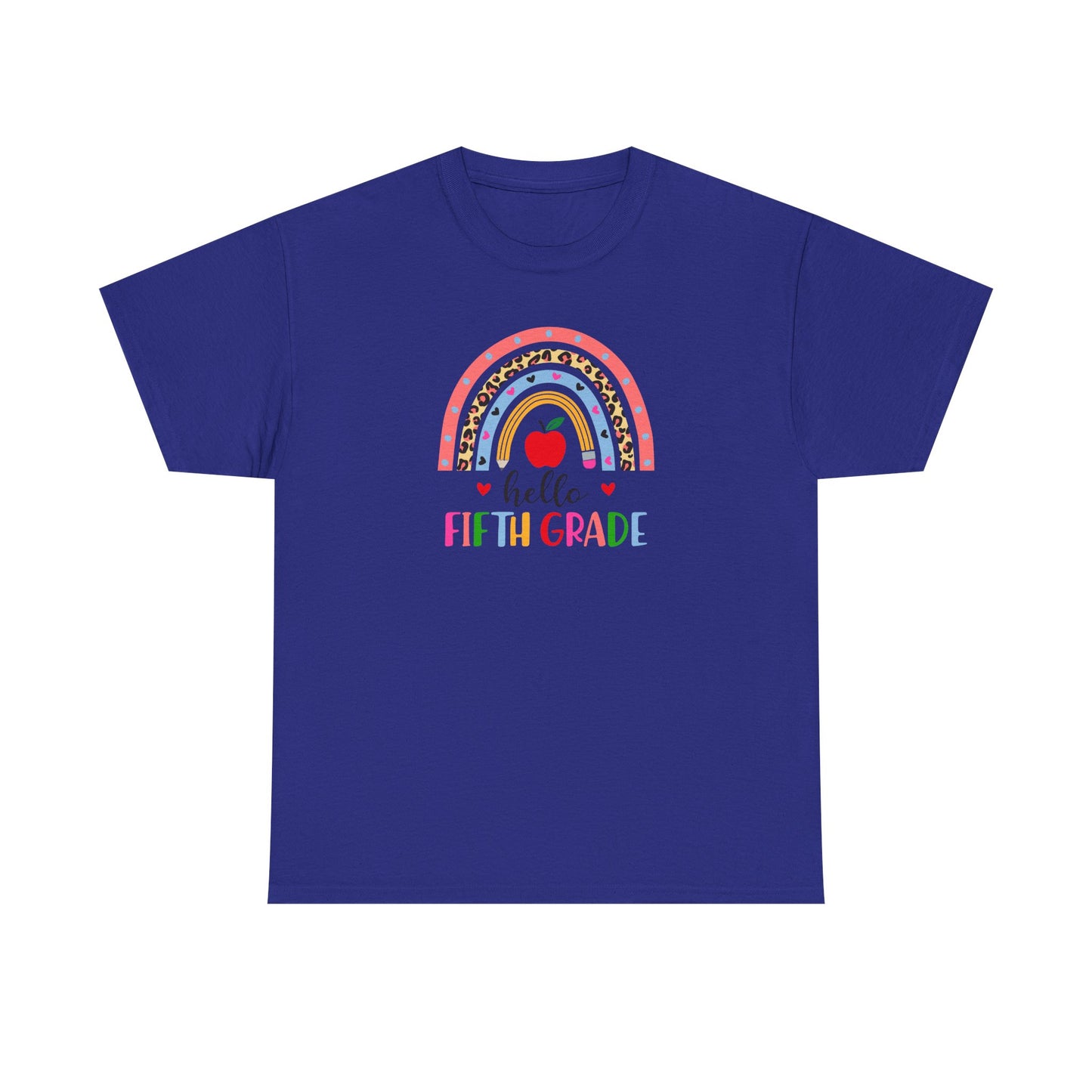 Fifth Grade Rainbow Team T-Shirt - Perfect for Teacher Teams