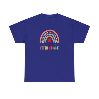 Fifth Grade Rainbow Team T-Shirt - Perfect for Teacher Teams