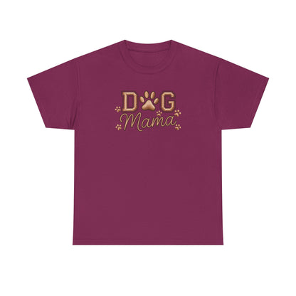 Dog Mama T‑Shirt – Paw Print Graphic Tee for Dog Lovers - Cute Dog Lover Graphic Tee