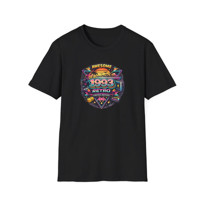 Vintage 1993 Retro Shirt – 90s Nostalgia Graphic Tee | Retro Gamer Aesthetic T-Shirt