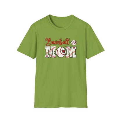 Baseball Mom Heart Shirt – Cute Game Day Sports Mom Tee | Trendy Baseball Mama Graphic T-Shirt