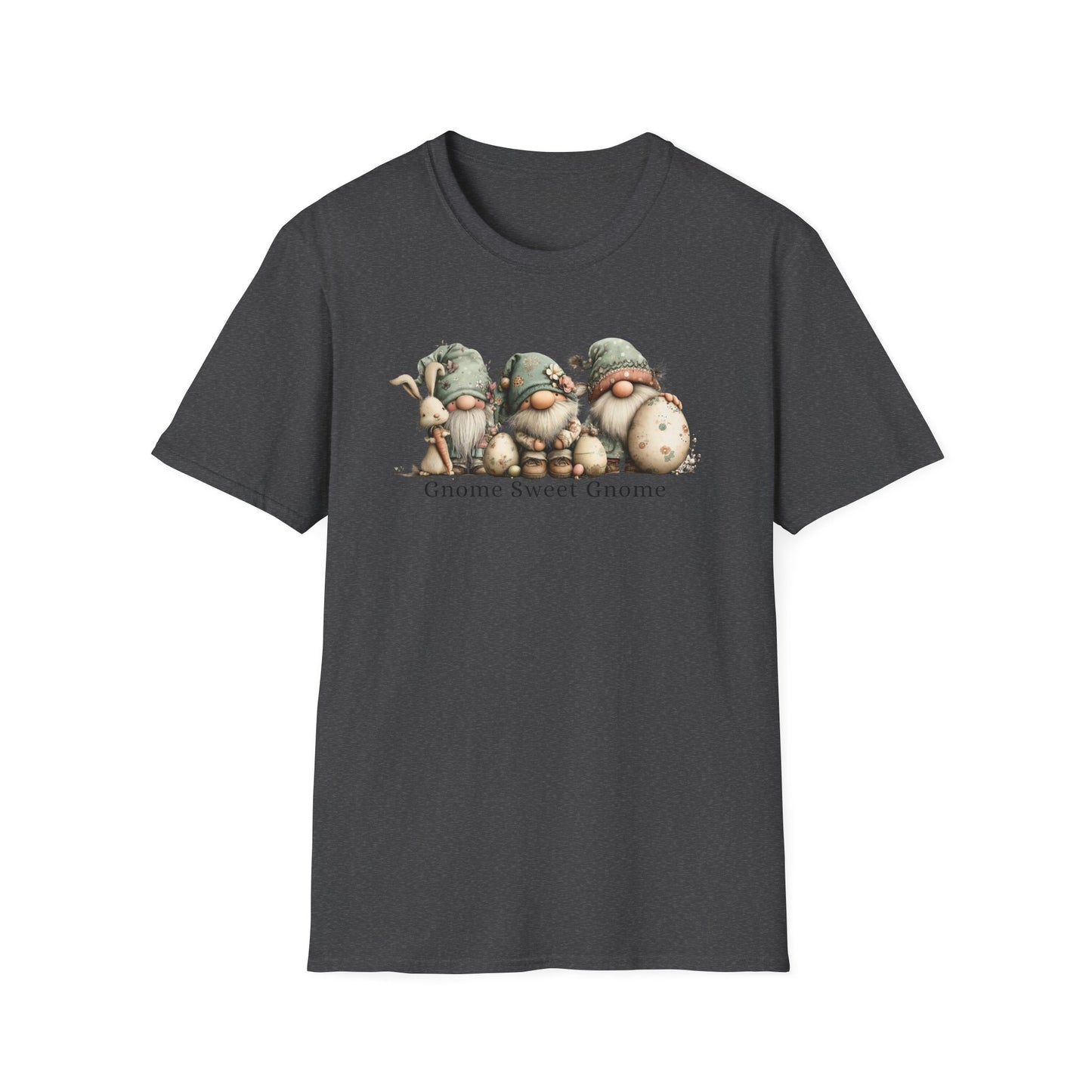 Gnome Sweet Gnome T-Shirt — Cute Woodland Gnome Trio Tee