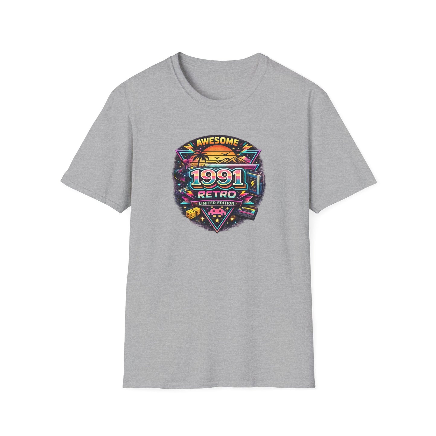 Vintage 1990 Retro Shirt – 90s Nostalgia Graphic Tee | Retro Gamer Aesthetic T-Shirt
