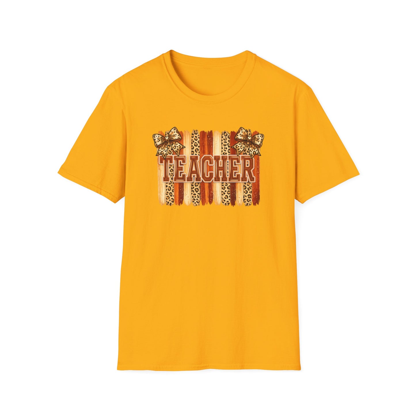 School Spirit Collection - Leopard Stripe T-Shirt