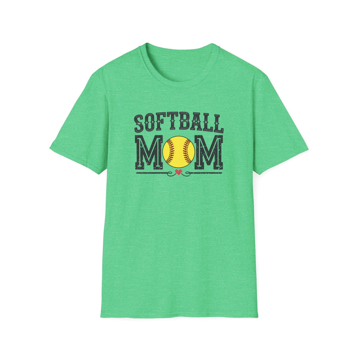 Softball Mom Shirt – Vintage Style Game Day Tee, Softball Mom Graphic T-Shirt, Sports Mom Gift, Women’s Softball Season Apparel