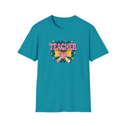 Back to School Teacher Tee with Cute Bow