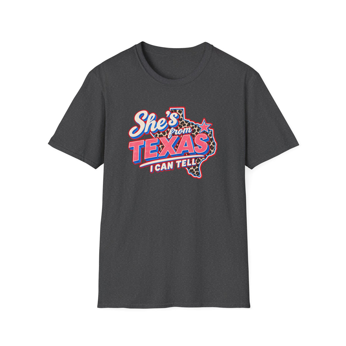 She’s From Texas I Can Tell Shirt | Retro Western Texas Graphic Tee | Southern Cowgirl T-Shirt