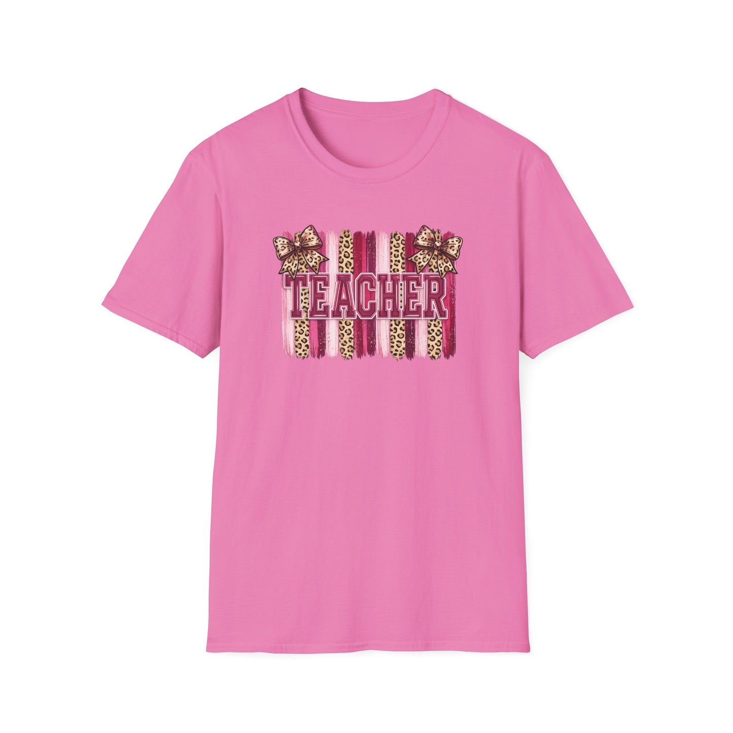 School Spirit Collection - Leopard Stripe T-Shirt