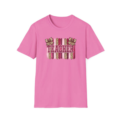 School Spirit Collection - Leopard Stripe T-Shirt