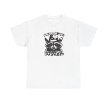 Raccoon Graphic Tee - Class Dismissed Raccoon Teacher Shirt