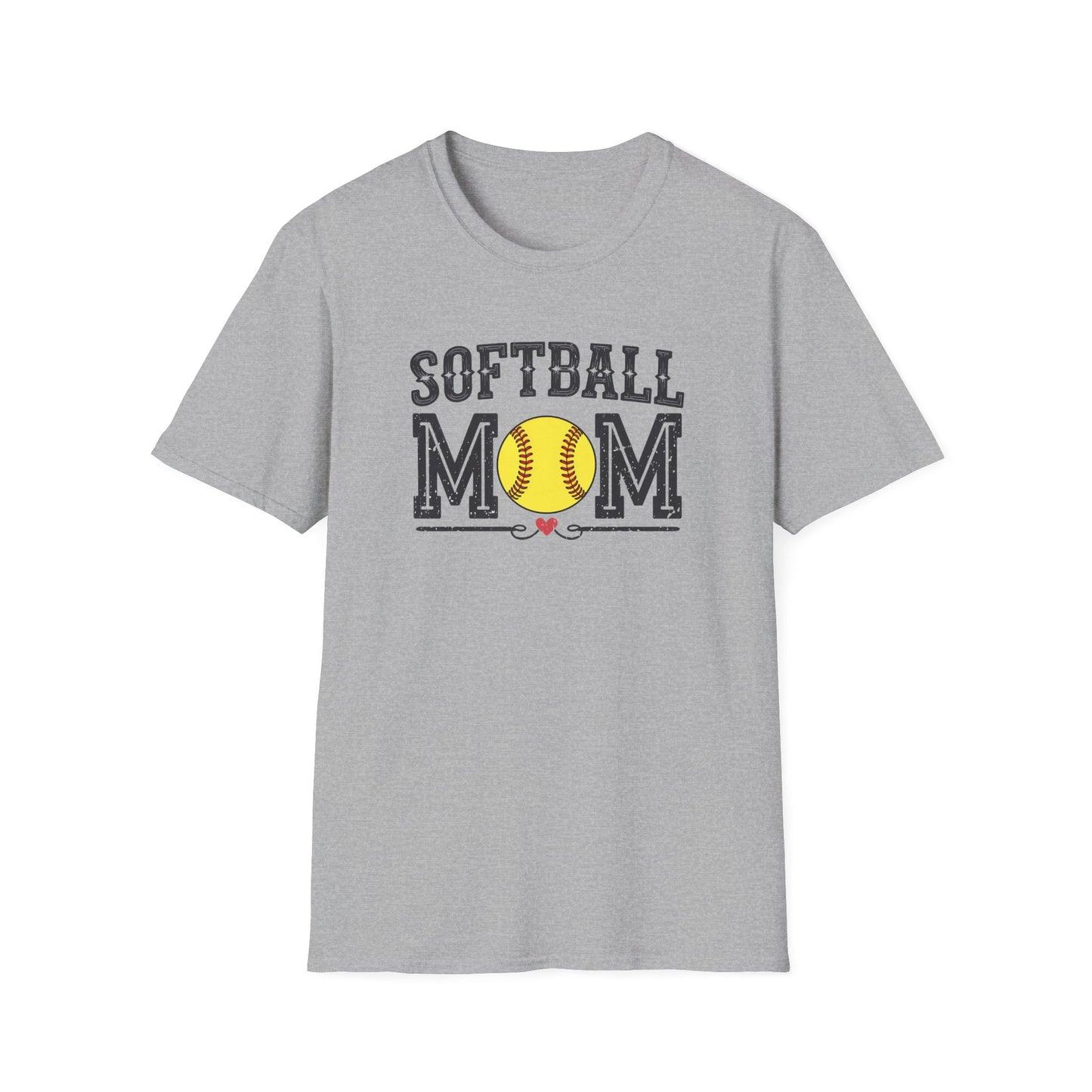 Softball Mom Shirt – Vintage Style Game Day Tee, Softball Mom Graphic T-Shirt, Sports Mom Gift, Women’s Softball Season Apparel