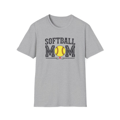 Softball Mom Shirt – Vintage Style Game Day Tee, Softball Mom Graphic T-Shirt, Sports Mom Gift, Women’s Softball Season Apparel