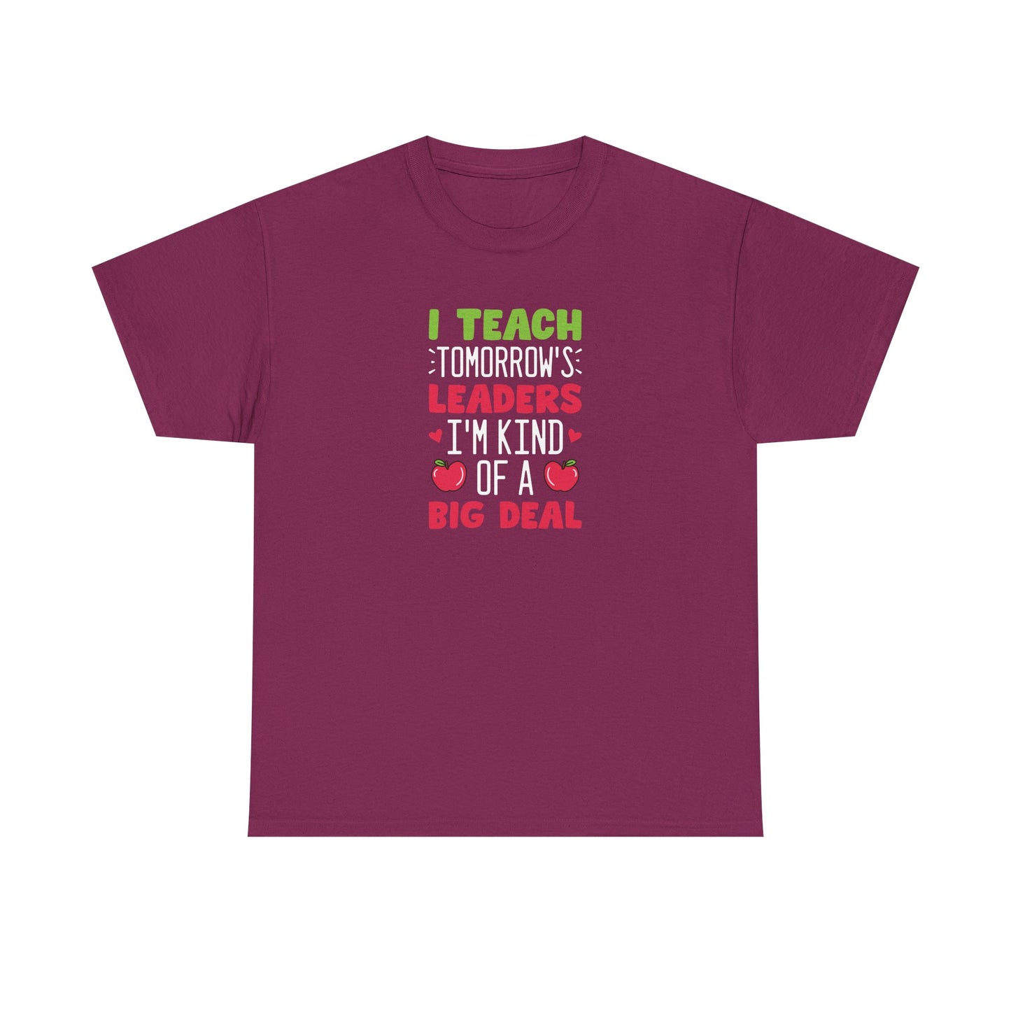 I Teach Tomorrow’s Leaders Shirt | Teacher Inspirational T-Shirt | First Day of School Teacher Tee | Elementary Teacher Gift | Back to School Outfit