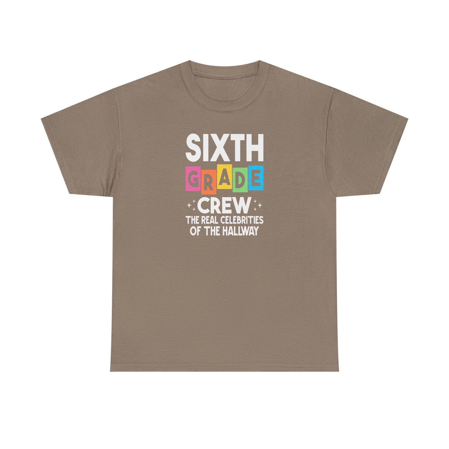 Sixth Grade Grew Teacher T-Shirt - Cute Back-to-School Tee -  Teacher Team Tee