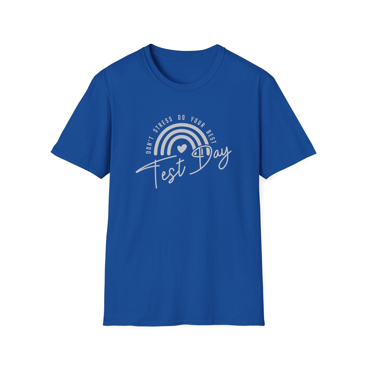 Test Day T-Shirt — 'Test Day' Rainbow Graphic Tee for Students & Teachers