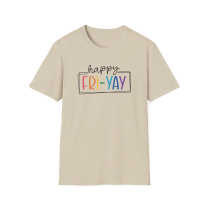 Happy Fri-YAY Teacher Shirt – Casual Classroom Tee
