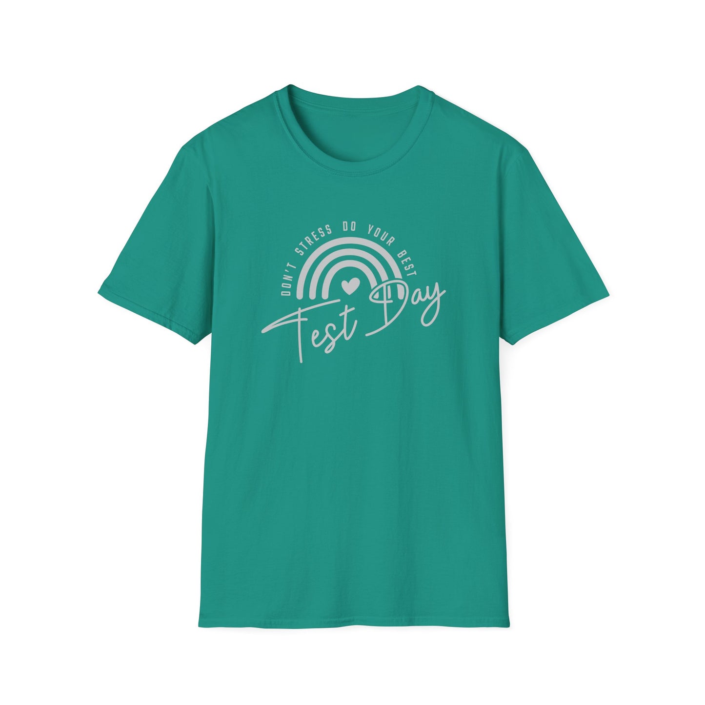 Test Day T-Shirt — 'Test Day' Rainbow Graphic Tee for Students & Teachers
