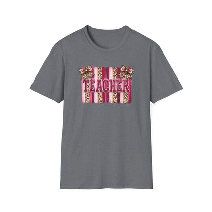 School Spirit Collection - Leopard Stripe T-Shirt