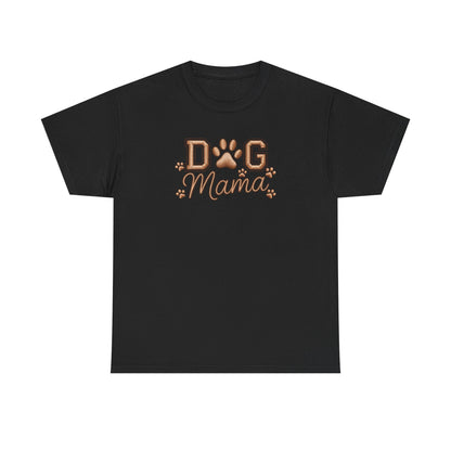 Dog Mama T‑Shirt – Paw Print Graphic Tee for Dog Lovers - Cute Dog Lover Graphic Tee