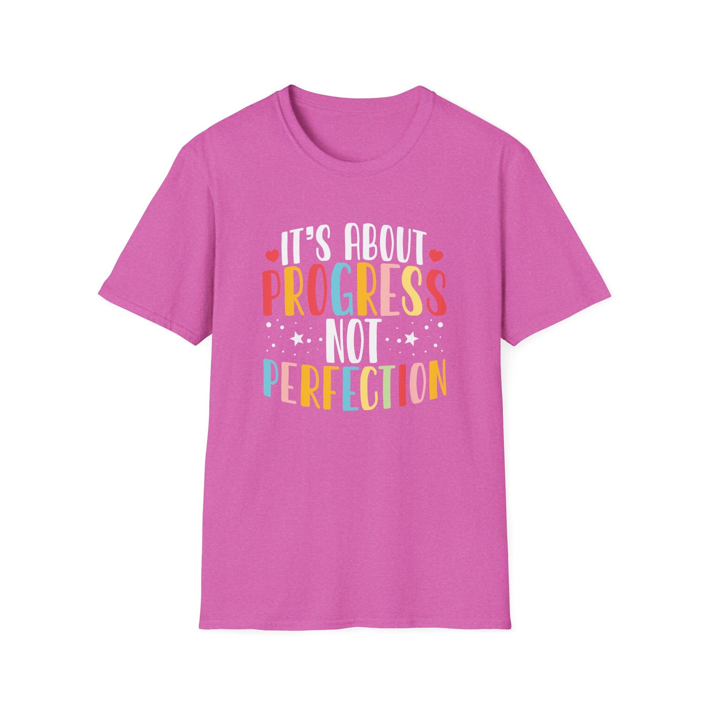 Progress Not Perfection T-Shirt — Teacher State Testing T-Shirt - Motivational Inspirational Tee